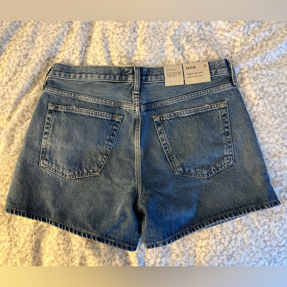 Agolde by Evereve Light Wash Denim Shorts